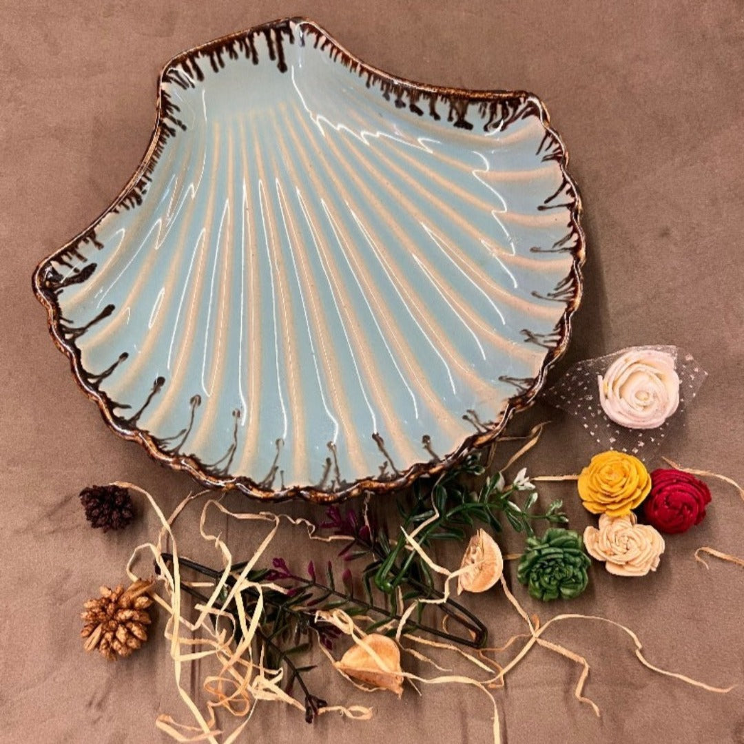 Large Shell Platter Pretty Shell Platter – Timaya's Decor